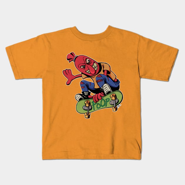 Salami Slam Kids T-Shirt by Thunderkor